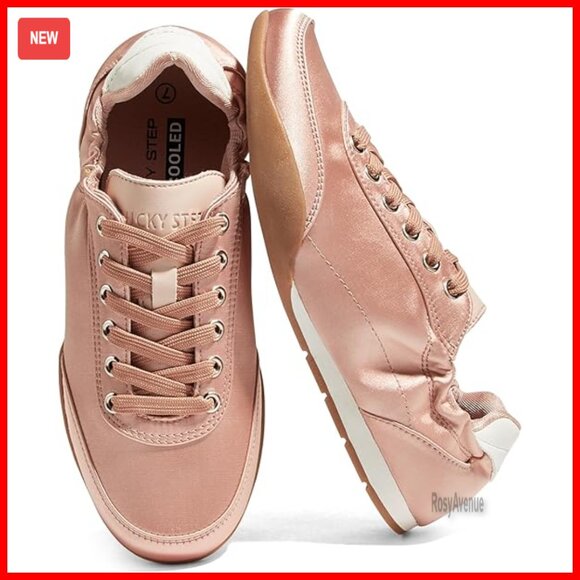 Women's Retro Satin Sneakers Lightweight Walking Shoes Non-Slip Comfort